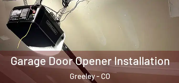  Garage Door Opener Installation Greeley - CO