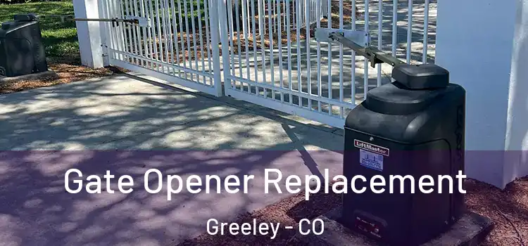 Gate Opener Replacement Greeley - CO